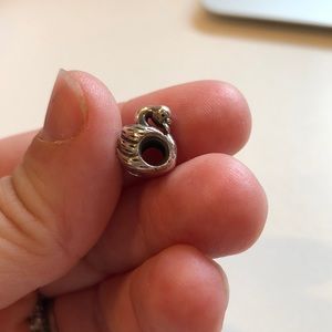 Authentic Retired Pandora Swan Charm